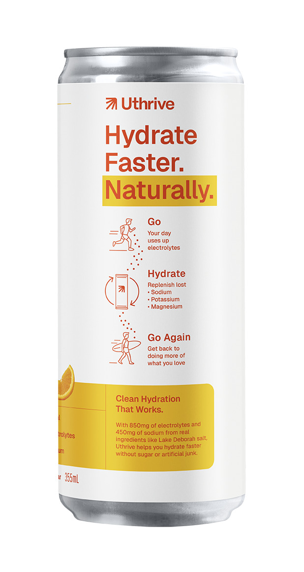 Uthrive Hydration Orange Image