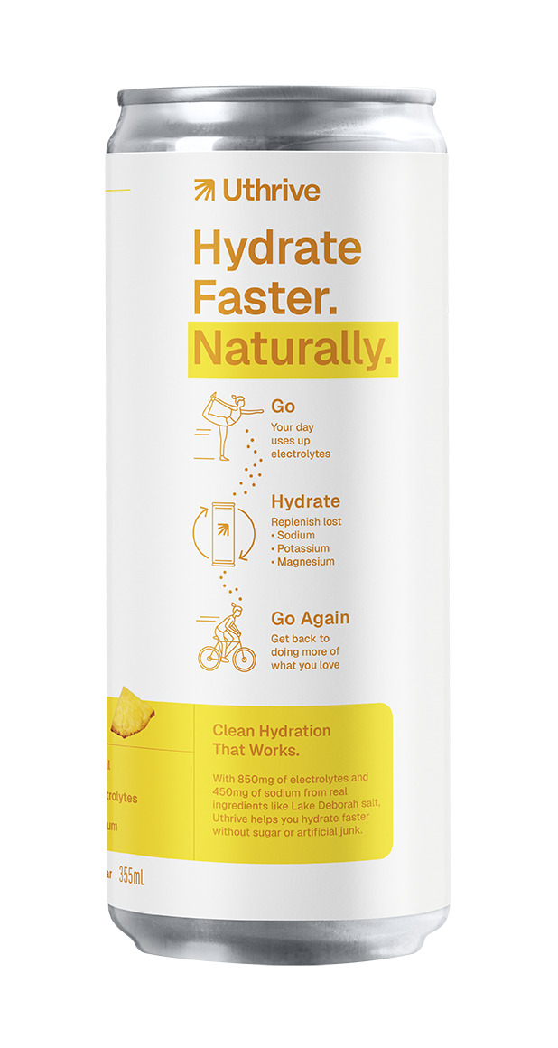 Uthrive Hydration Pineapple Image