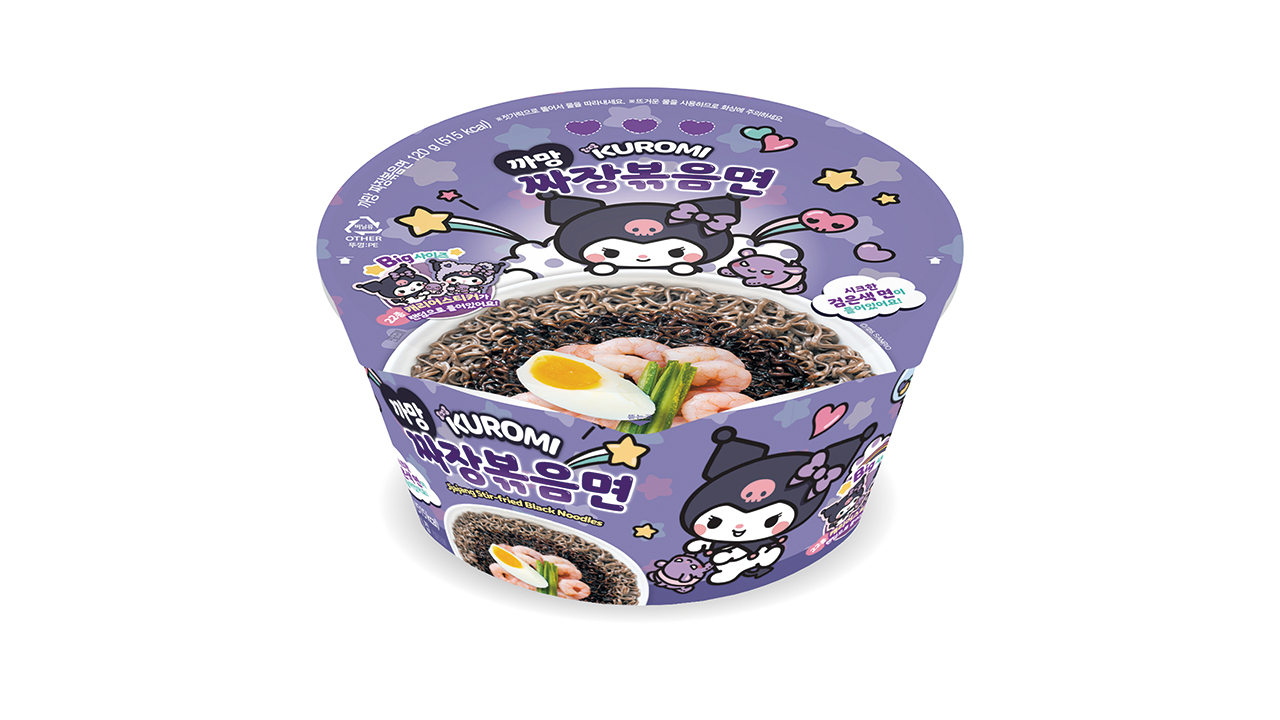 サンリオキャラクターズカップラーメン（Pink Carbonara/Black bean sauce） イメージ