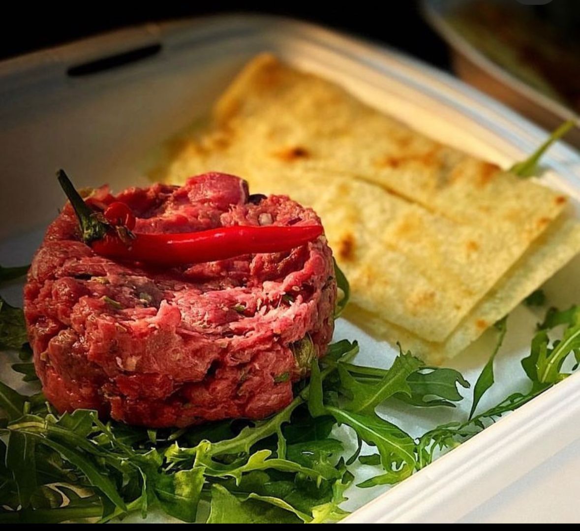 Pane Carasatu Mignon 100g  Bread of Sardinia - Traditional Thin and crispy, handcrafted in Sardinia following authentic recipes. Available Variants: Guttiau, Herbes, Pepper Image