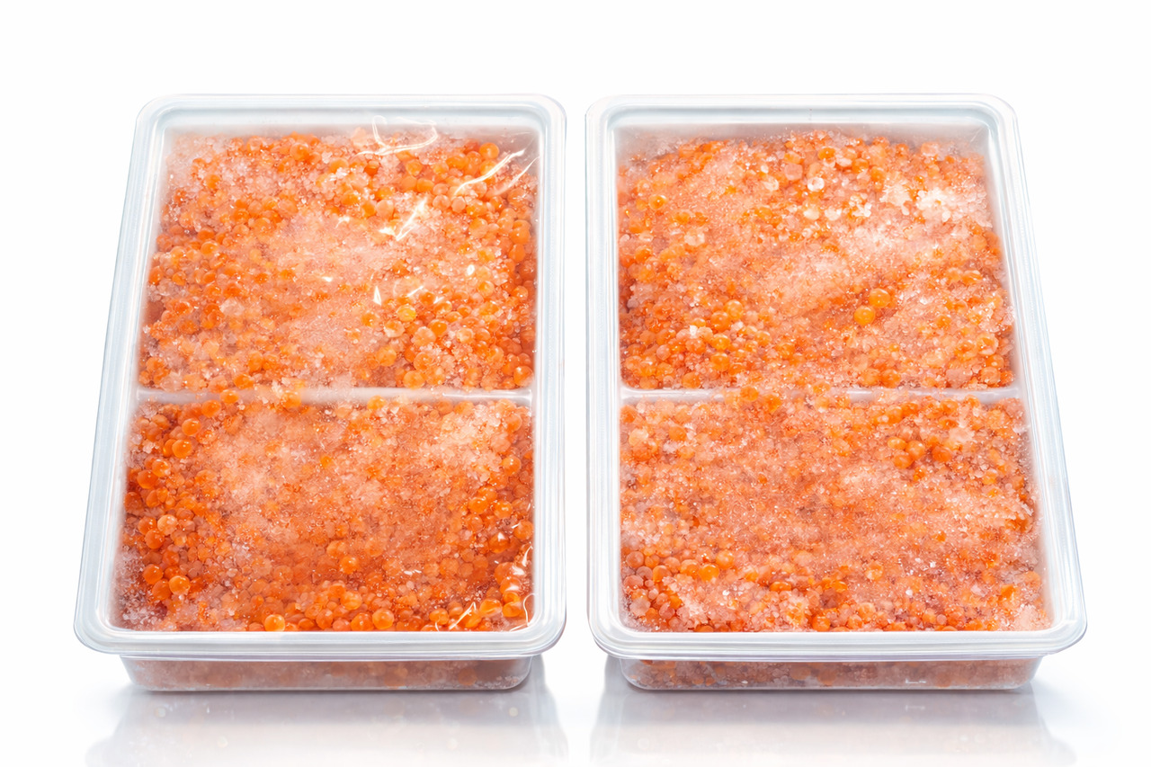 Frozen unseasoned salmon roe Image