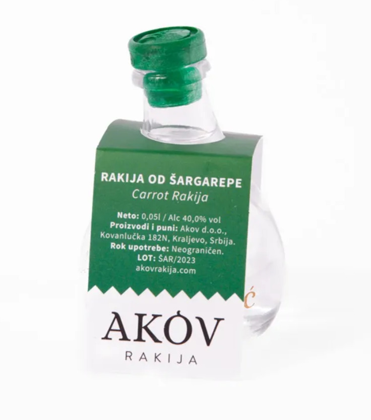 Carrot brandy Akov Image