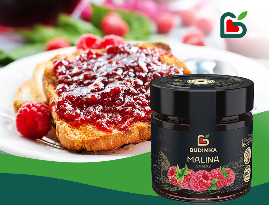 Budimka blueberry with vanilla, 99% fruit spread 250g Image