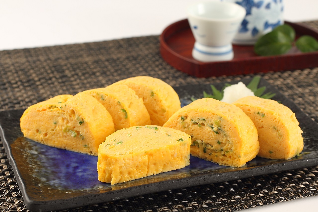 Frozen Japanese Rolled Egg with Green Onion(Reitou-Kujonegiiri-dashimaki) Image