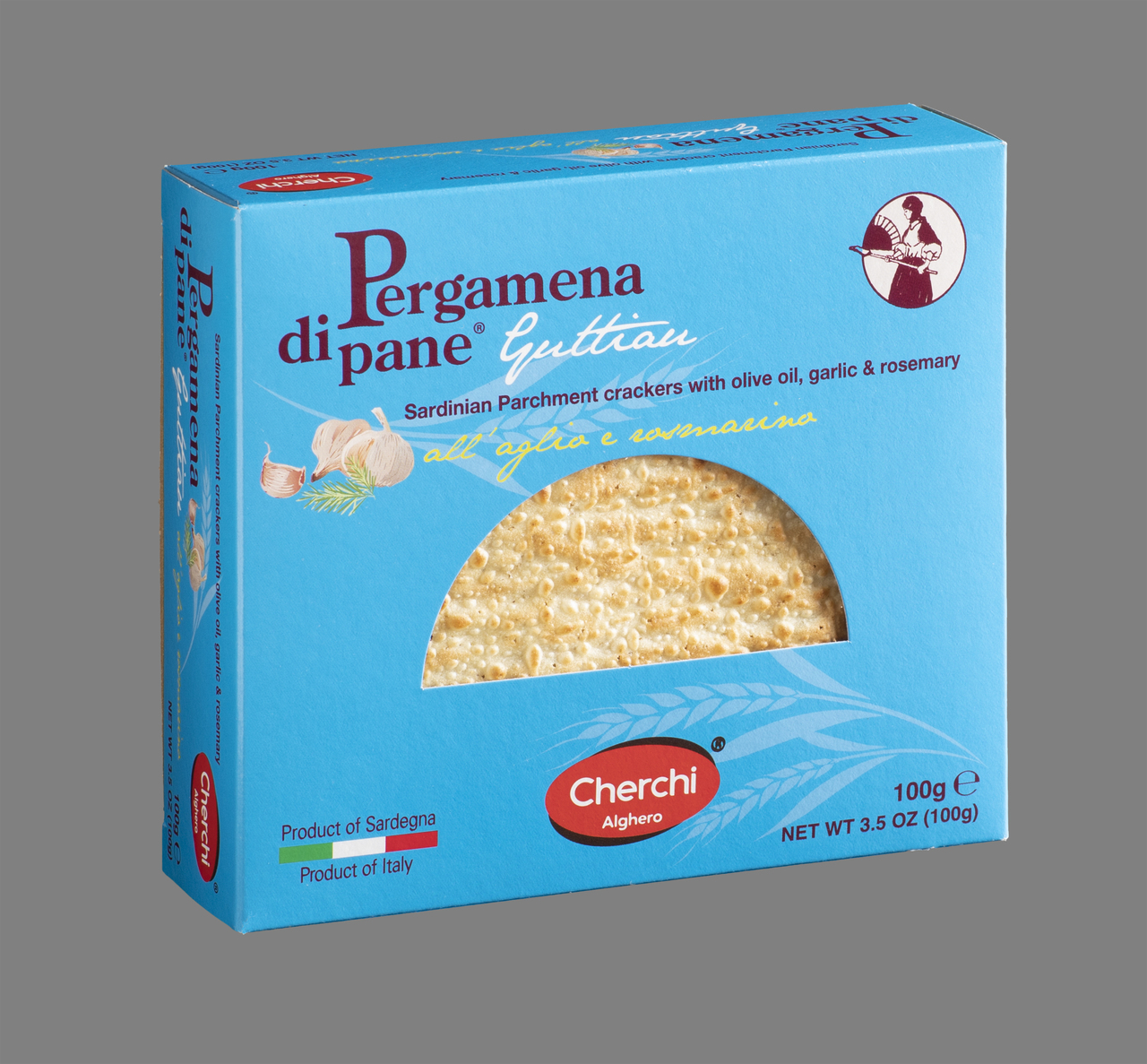 Parchment Crackers Olive oil and Salt Image