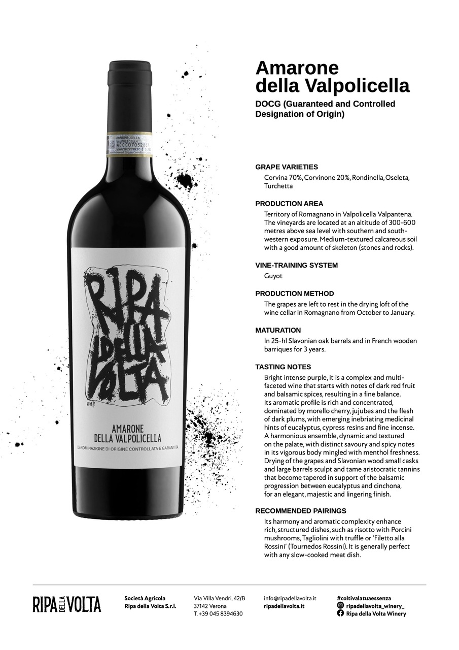 Ripa della Volta Amarone della Valpolicella DOCG  イメージ