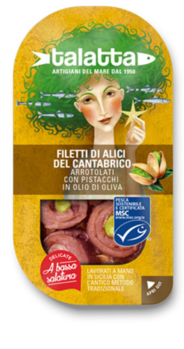 Talatta - MSC Cantabrian Anchovy Fillets in Olive Oil Image