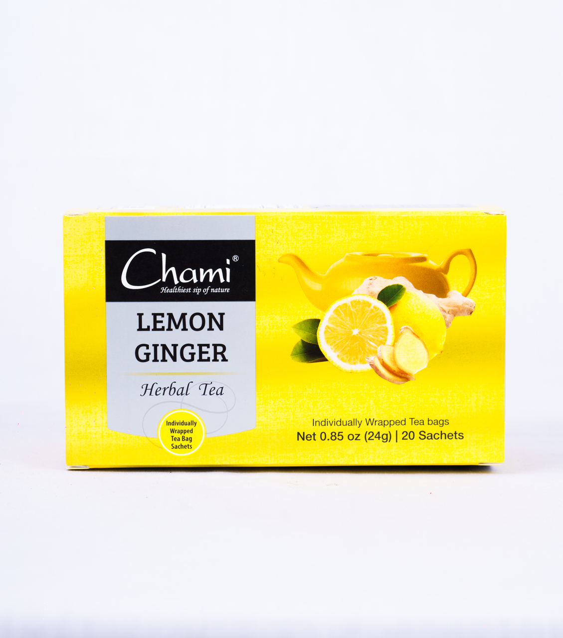 Chami Lemon & Ginger Herbal Tea 20 Tea bags Image