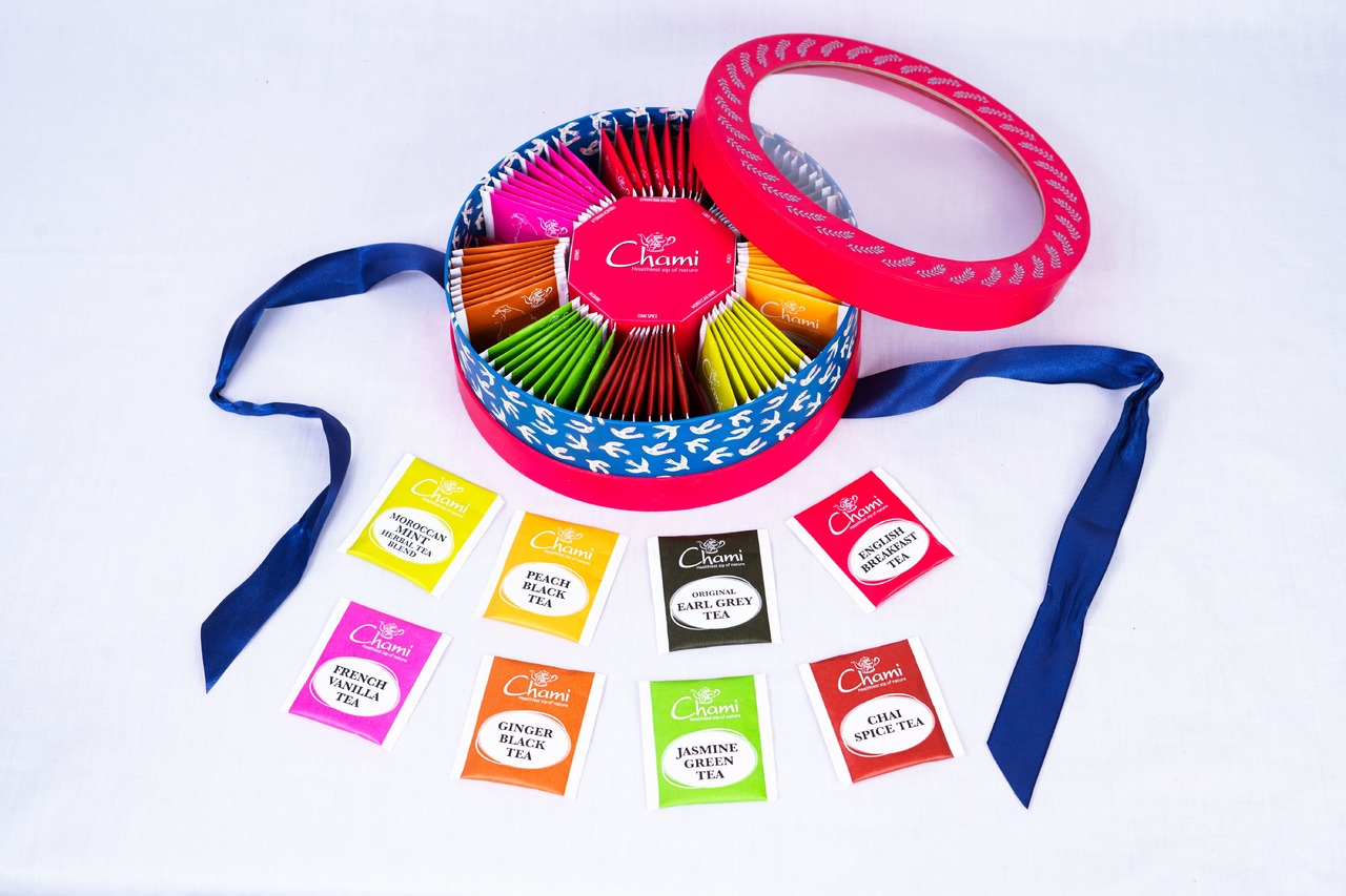 Chami Round Tea Collection  80 Tea Bags Image