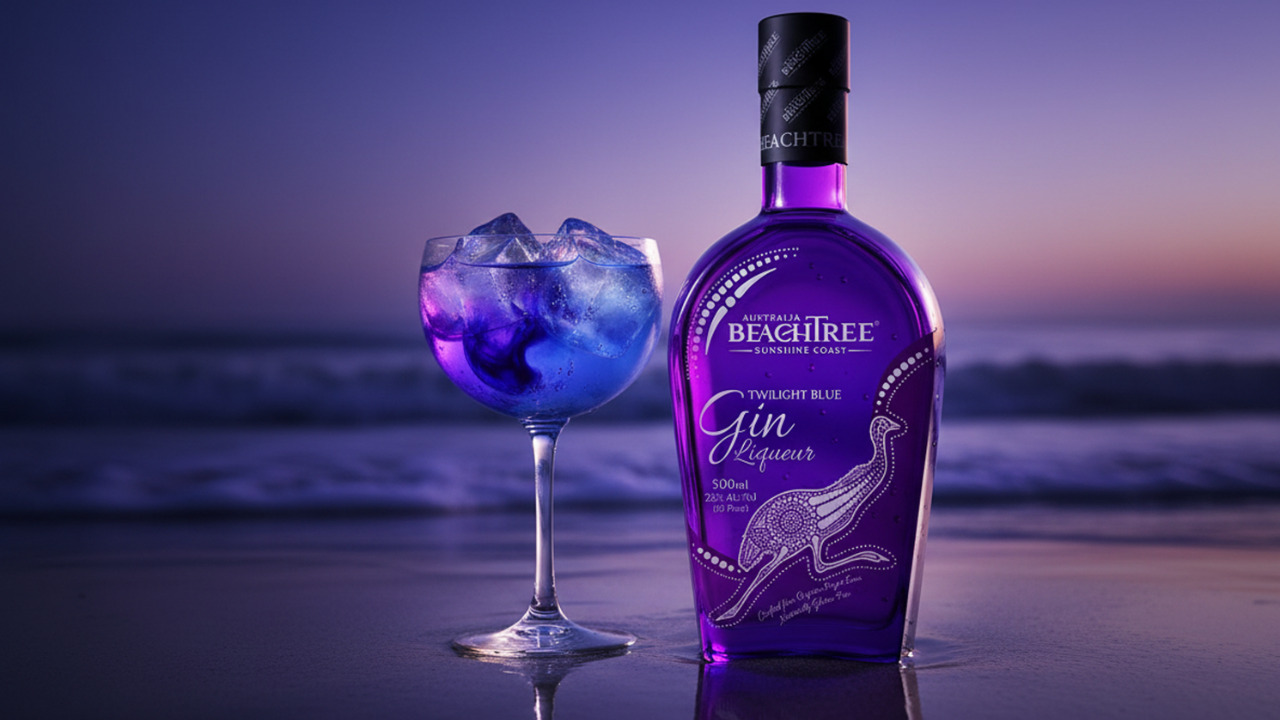 ビーチツリー・オーガニック・トワイライト・ブルー・ジン・リキュール Beachtree Organic Twilight Blue Gin Liqueur イメージ