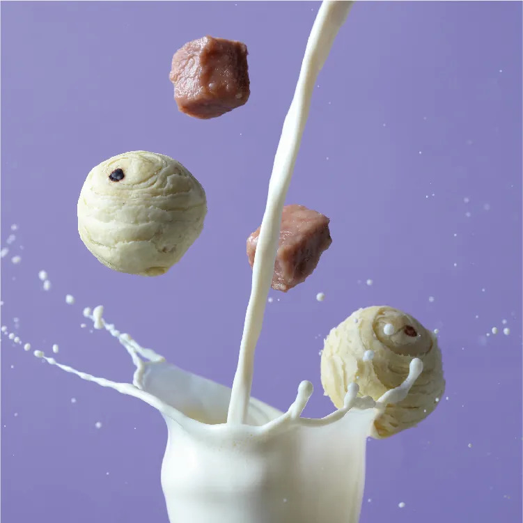 とろけるタロイモケーキあん イメージ