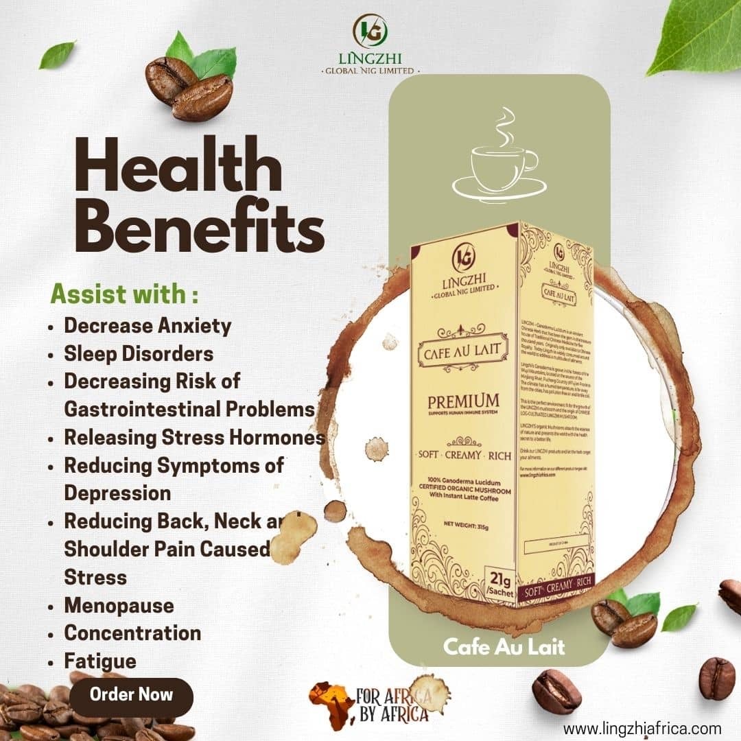 LG Boost, Cafe AU Lait, Chocolate, Black Coffee, Green Tea, Coffee Bean Image