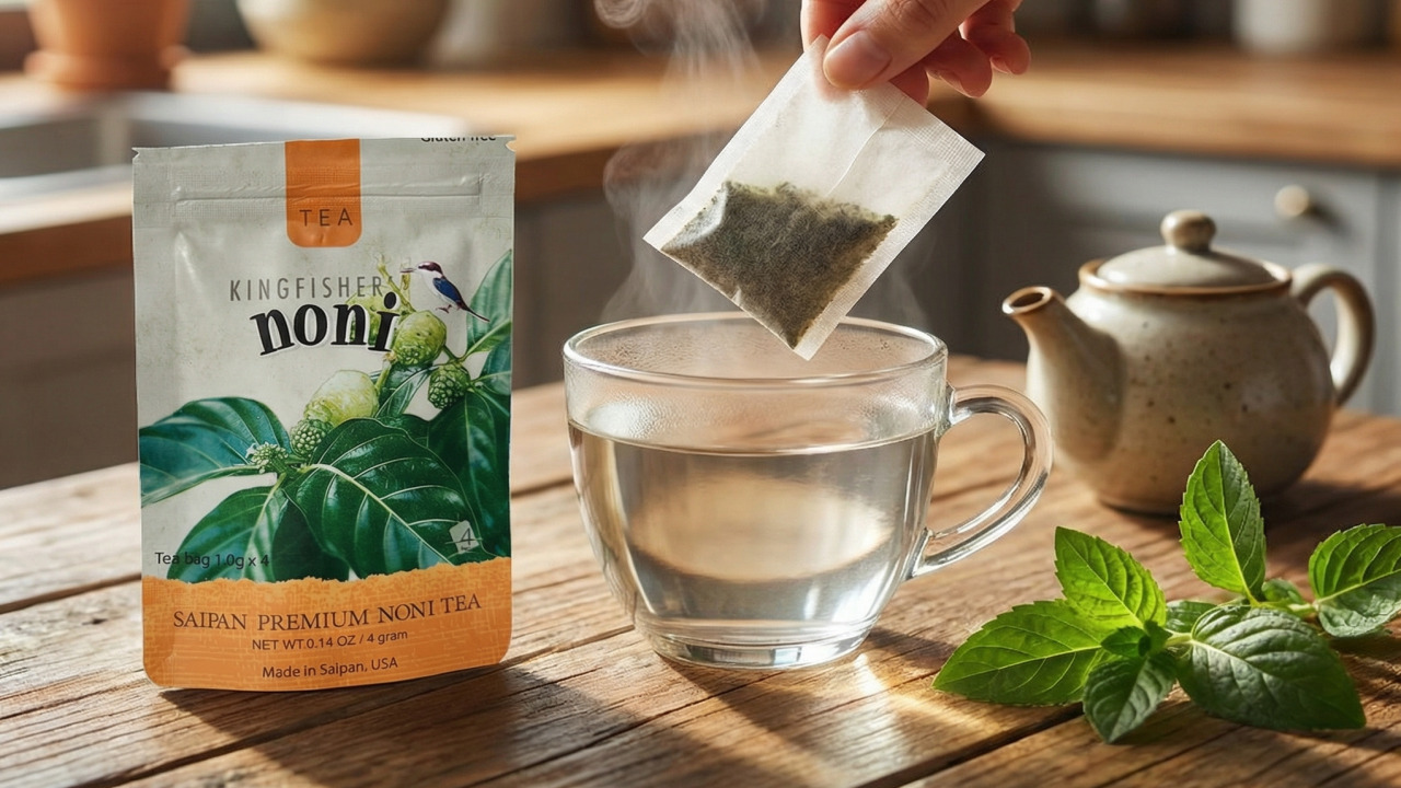 Kingfisher’s Noni Tea (Naturally Caffeine-Free Herbal Tea) Image