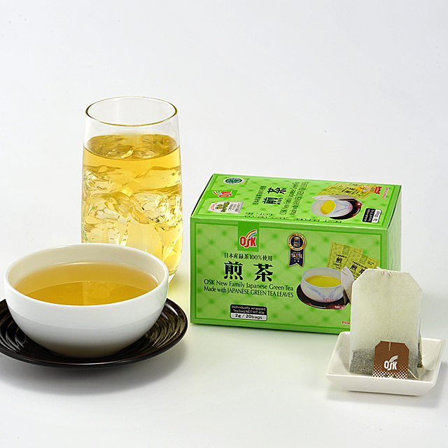 OSK NEW FAMILY JAPANESE GREEN TEA 2G X 20P X 14PCS Image