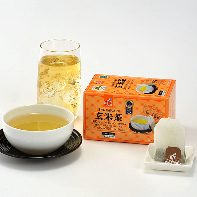 OSK NEW FAMILY JAPANESE TEA MIXED WITH ROASTED  RICE 2G X 20P X 14PCS Image