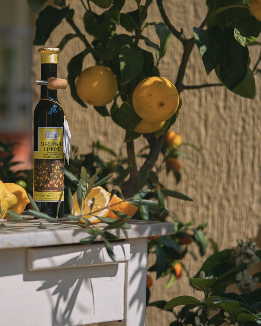 AGRUMATO® - Condiment with Extra Virgin Olive Oil and Citrus fruits - Lemon, Citron, Orange, Blood Orange, Tangerine, Bergamot  Image