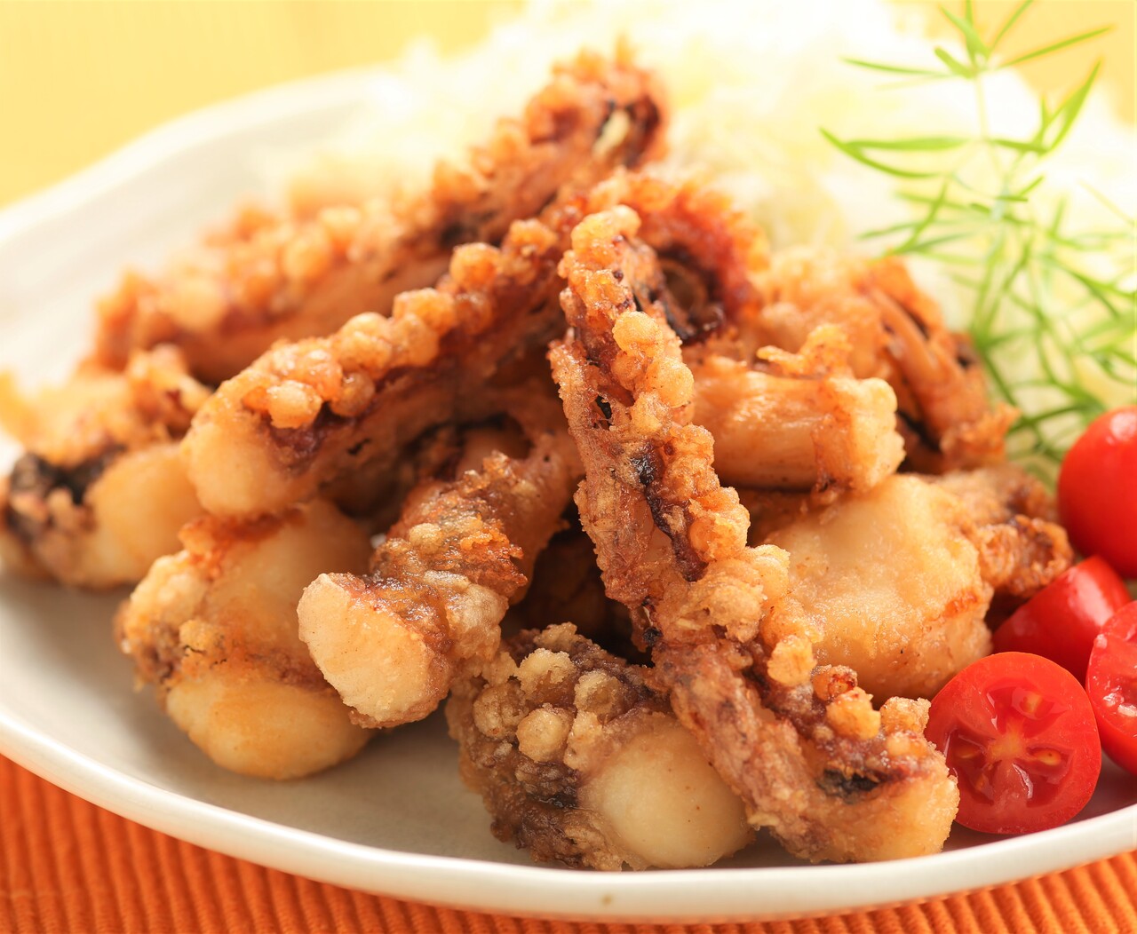 Fried Squid Tentacles (Tatsuta Style) Image