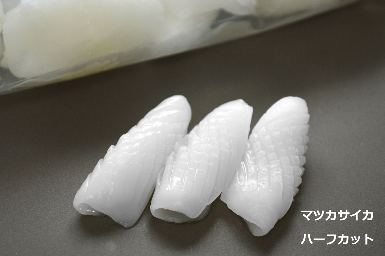 紋甲いか製品（花いか、マツカサイカ、マツカサイカハーフカット） イメージ