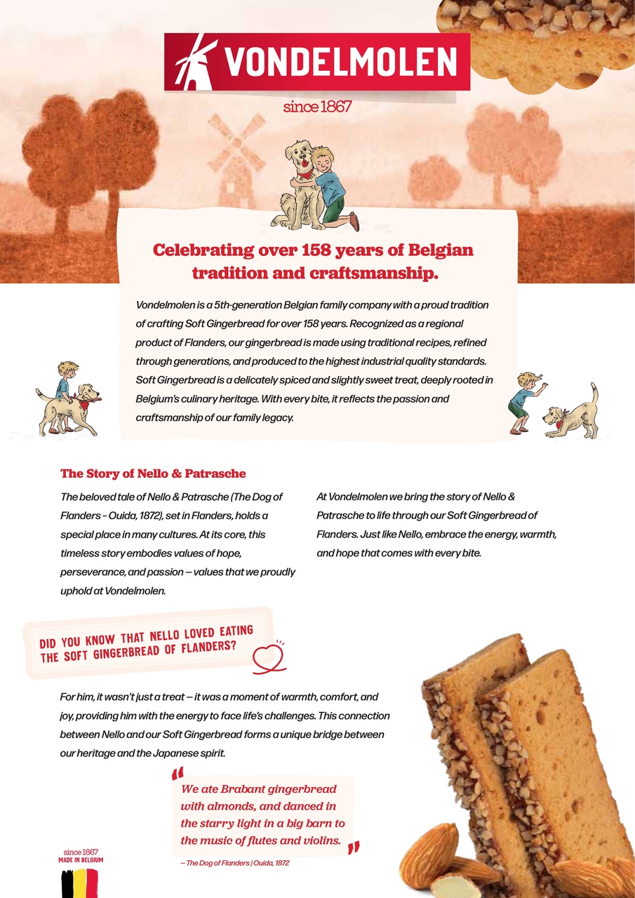 Soft Gingerbread of Flanders Almond 33g  Image