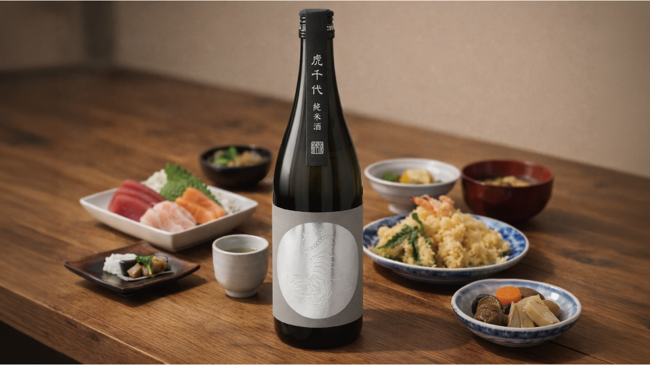 Torachiyo Junmai sake Image