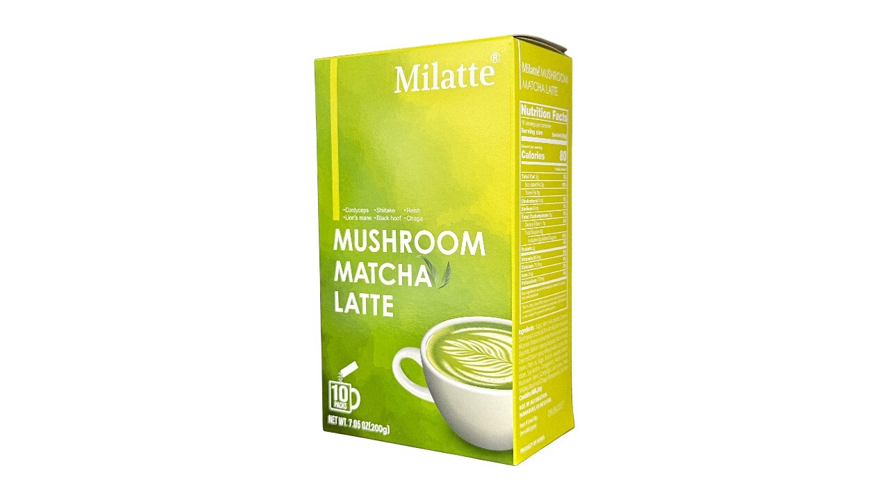 Milatte MUSHROOM MATCHA LATTE Image