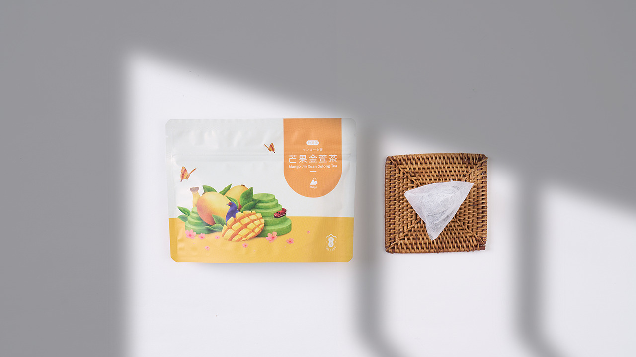 Flavor Tea( Passion Jasmin Green Tea/Mango Jinxuan Oolong Tea/Lychee Black Tea/Green Apple Si Ji Chun) Image