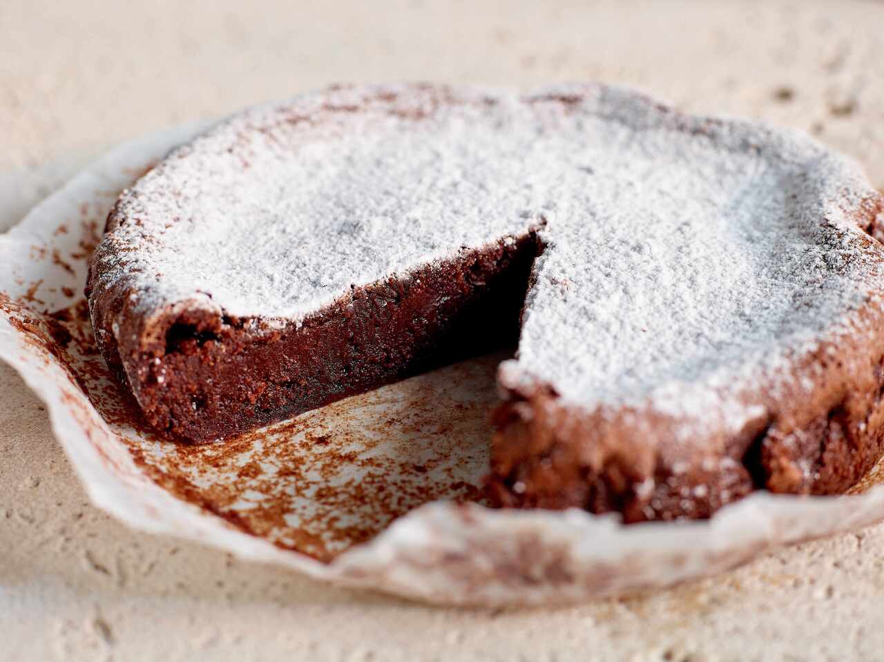 Belgian Chocolate Molten Cakes, Lava Cakes, Chocolate Fondant Image