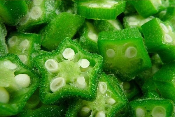 Frozen Green Soybeans, Frozen Green Beans and Frozen Okra Image