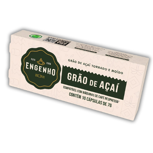 Roasted and ground açaí berries (Functional aromatic beverage) Image