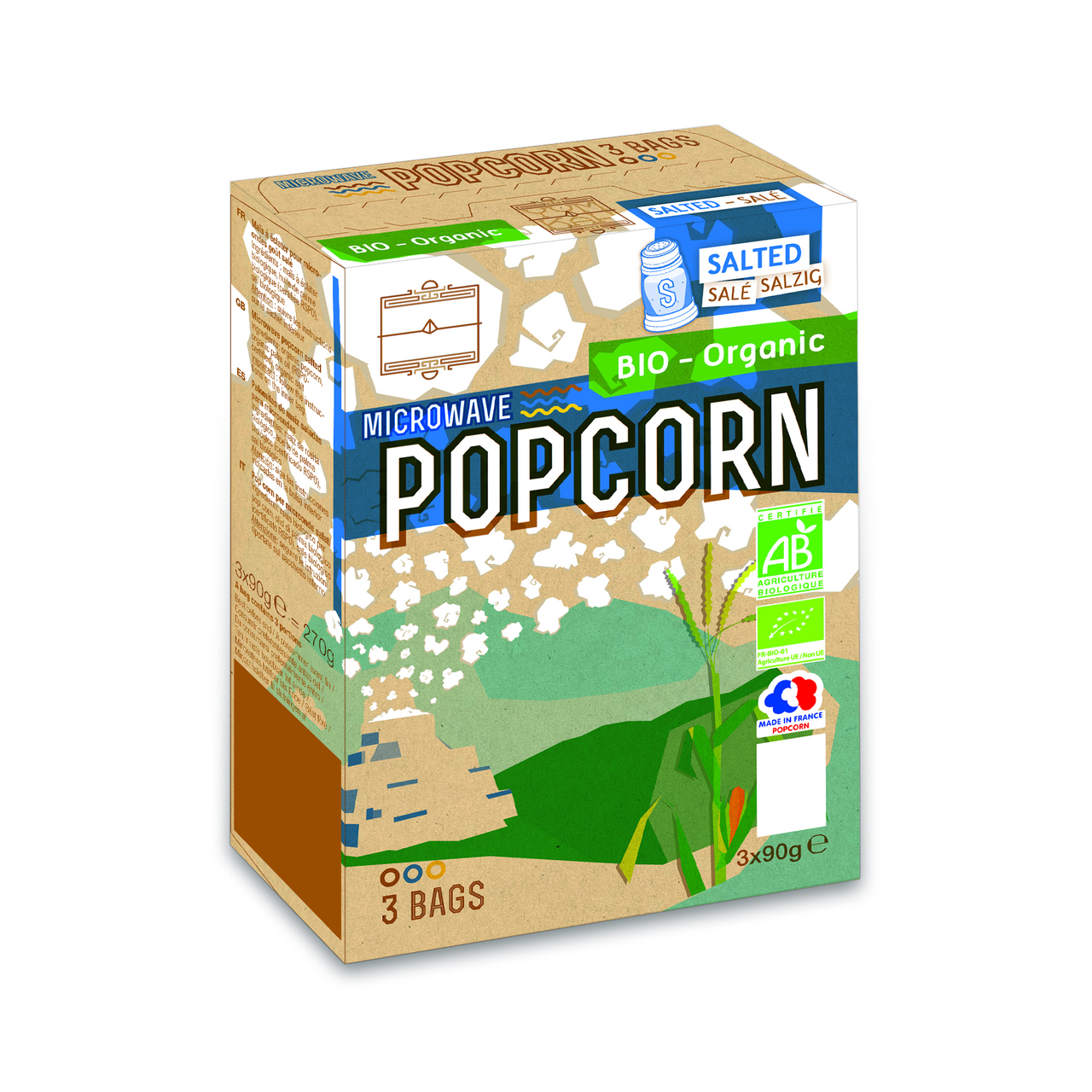 French Gourmet Microwave Popcorn Image