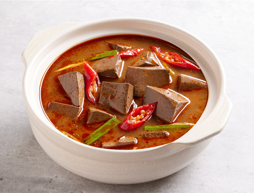 Spicy Mala Duck Blood Image