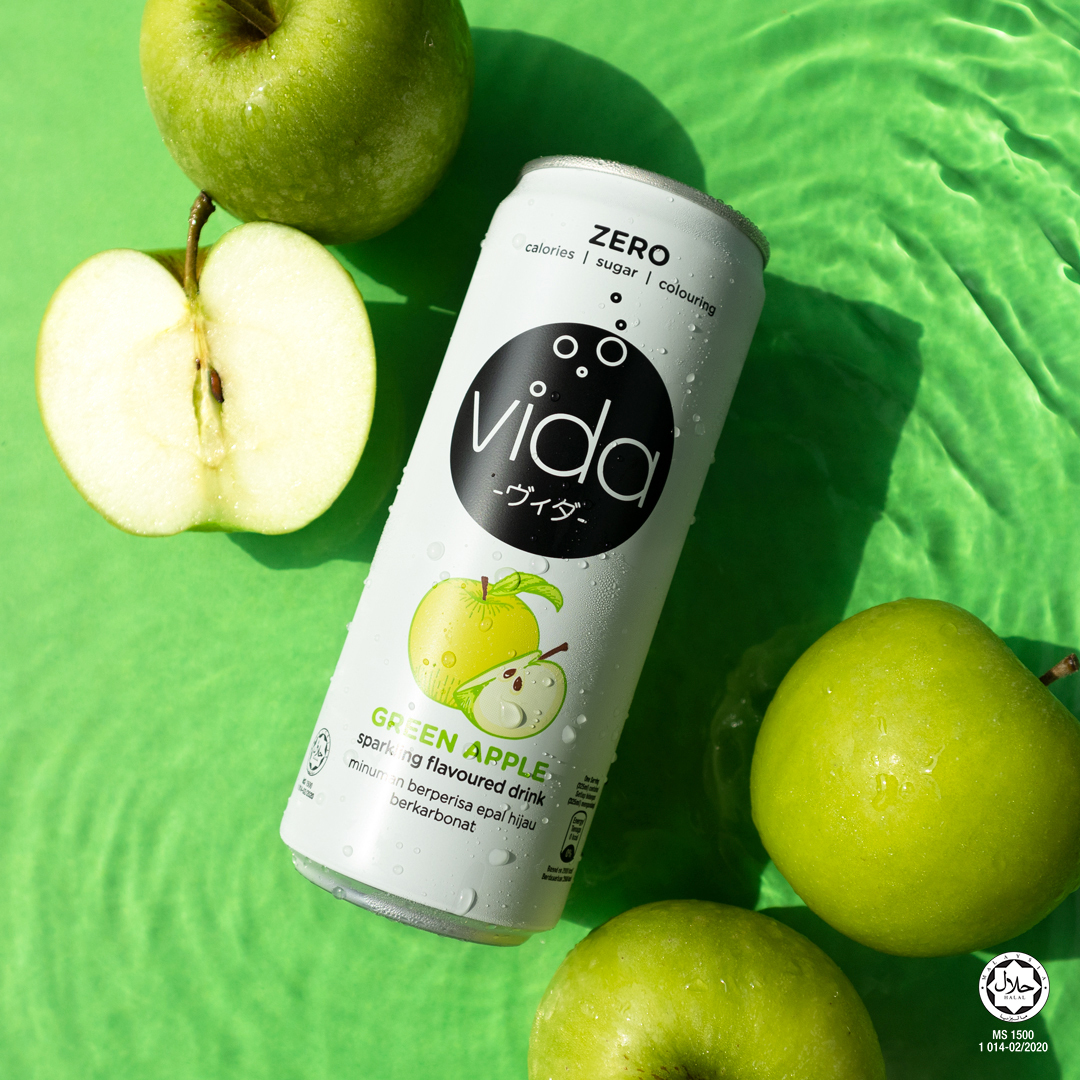 VIDA ZERO GREEN APPLE SPARKLING DRINK Image