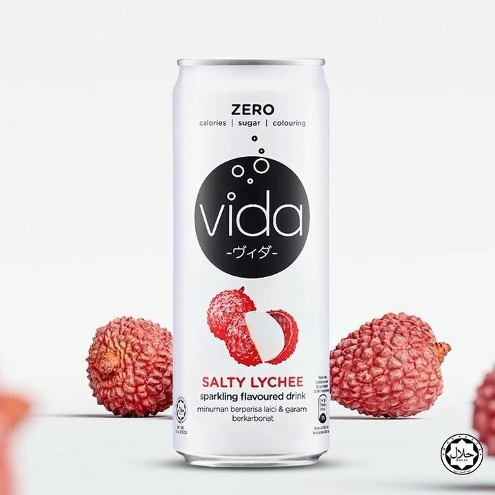 VIDA ZERO SALTY LYCHEE SPARKLING DRINK Image