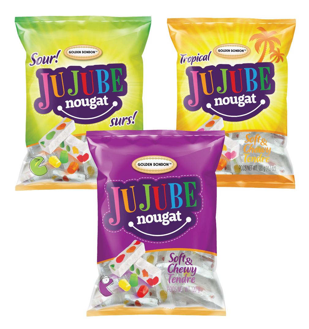 Golden Bonbon Jujube Gummy Nougat Image