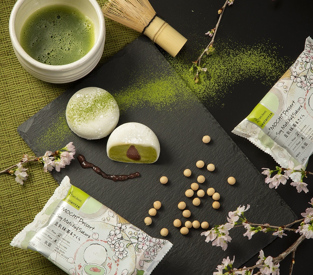 iceplanzeモチアイス（豆乳抹茶＆さくら） イメージ