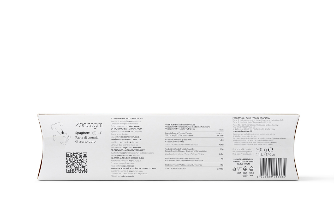 DURUM WHEAT SEMOLINA SPAGHETTI Image