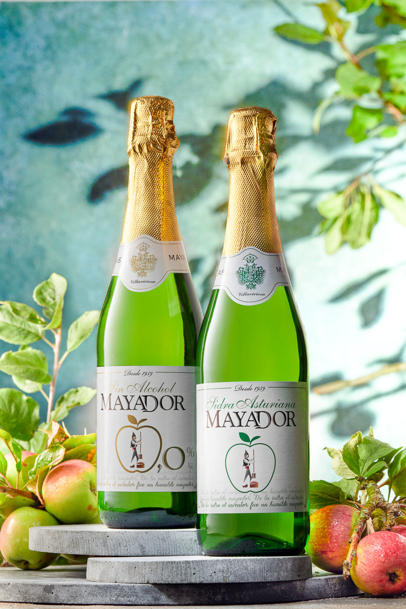 Sparkling cider - alcohol, non-alcohol and rosé MAYADOR, EL MAYU, FLOR DE POMA Image