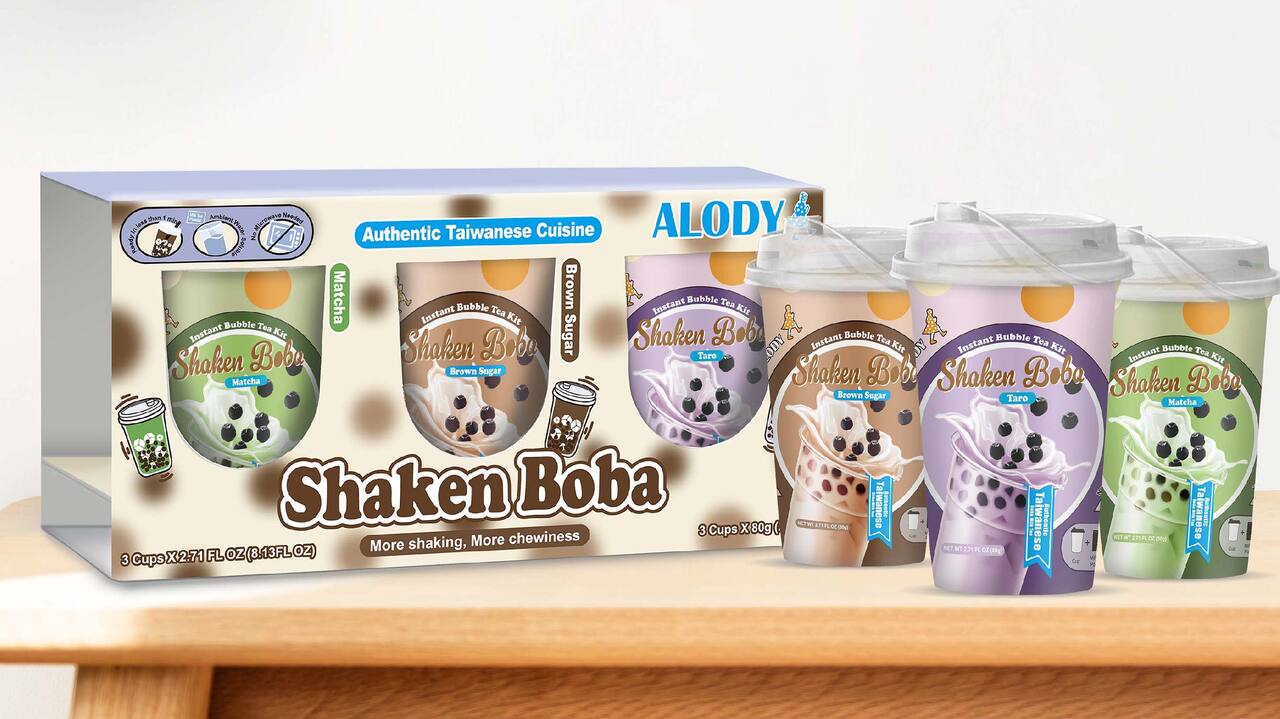 Instant Bubble Tea In Cup Image