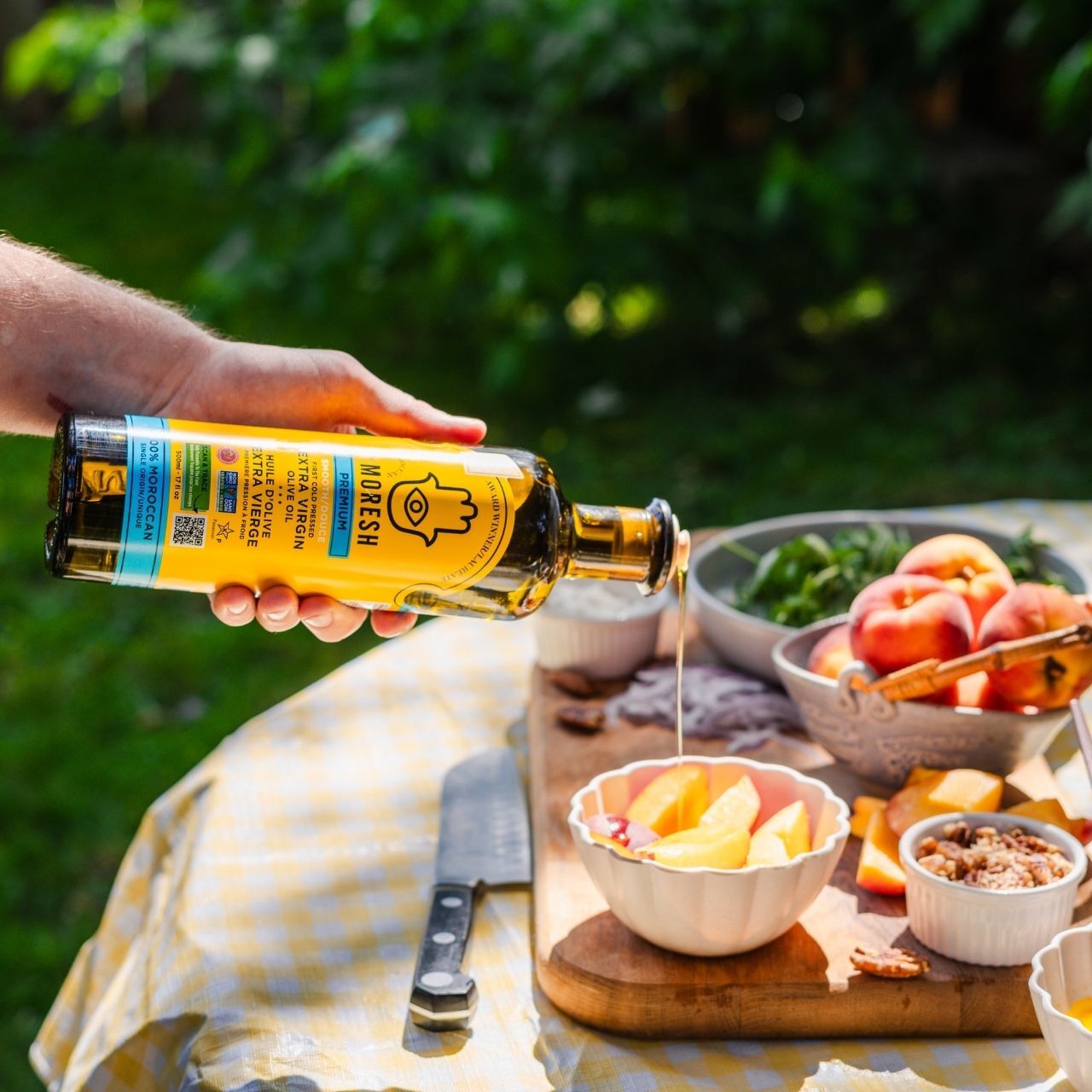 Moresh Moroccan Premium Smooth Extra Virgin Olive Oil, 1L Image