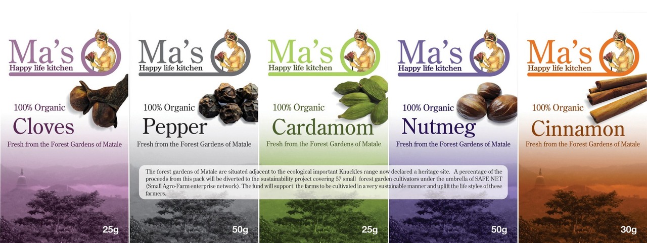 Organic and Conventional spices イメージ