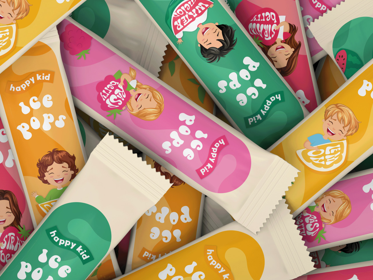 Happy Kid Ice Pops Image