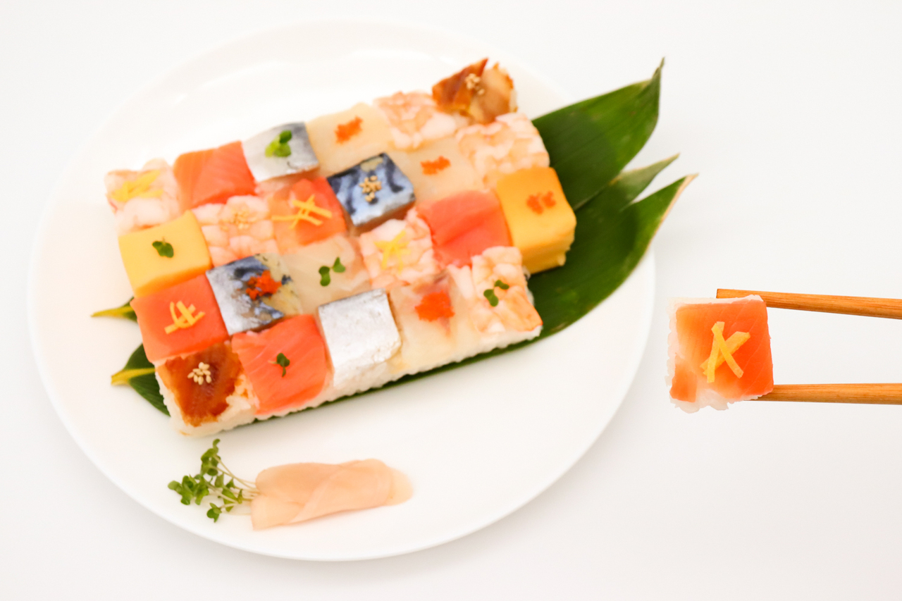 Gourmet Sushi Cubes Image