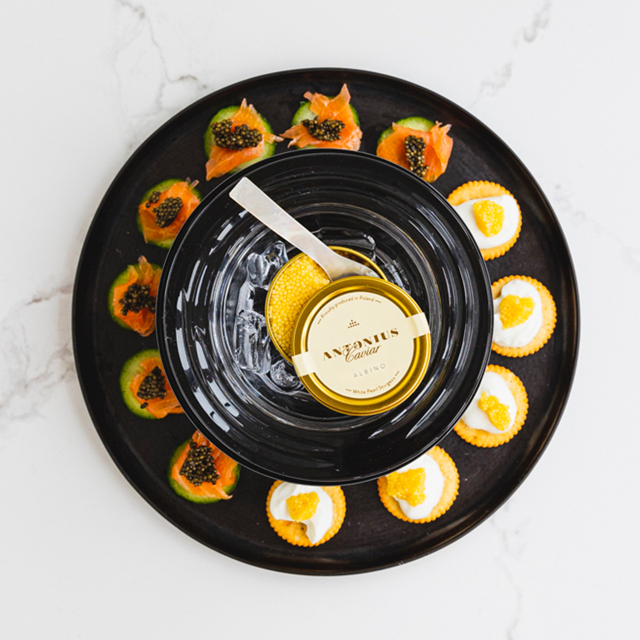 Antonius Caviar Albino - fresh caviar from Bester sturgeon (Huso huso x Acipenser ruthenus) Image