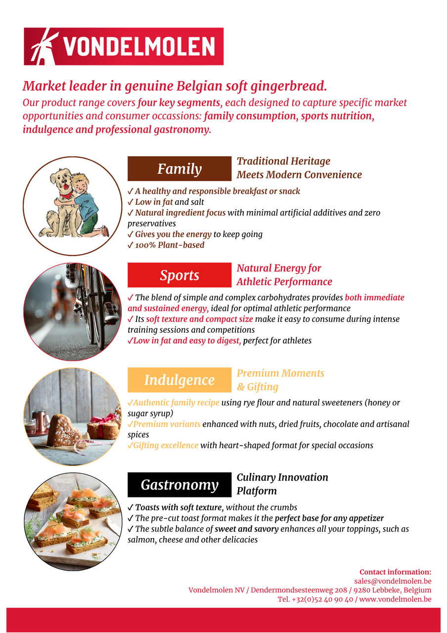 Soft Gingerbread of Flanders Heart 250g Image