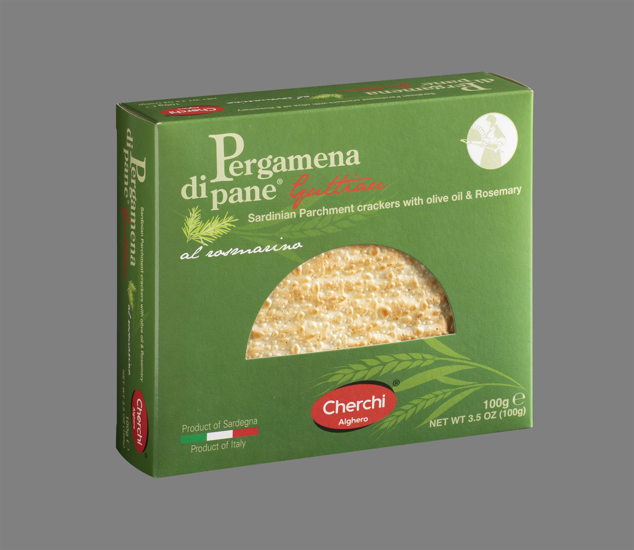 Parchment Crackers Olive oil and Salt Image