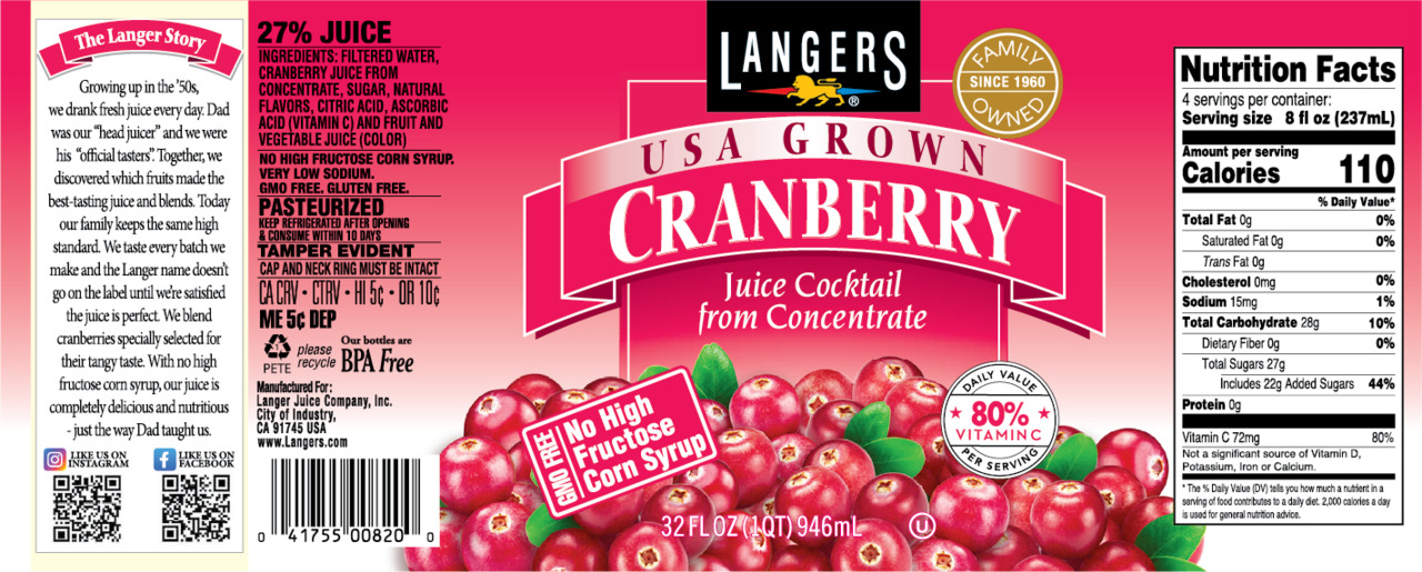 Langer Juice Company, Inc USA Image