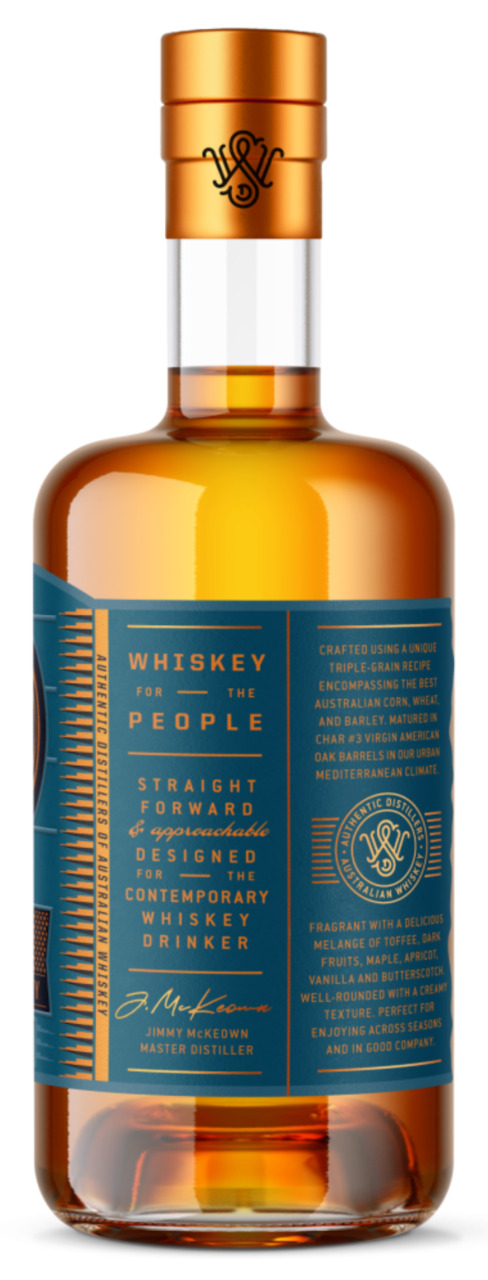 Whipper Snapper Distillery - Upshot Bandit Australian Corn Whiskey 43% ABV Image
