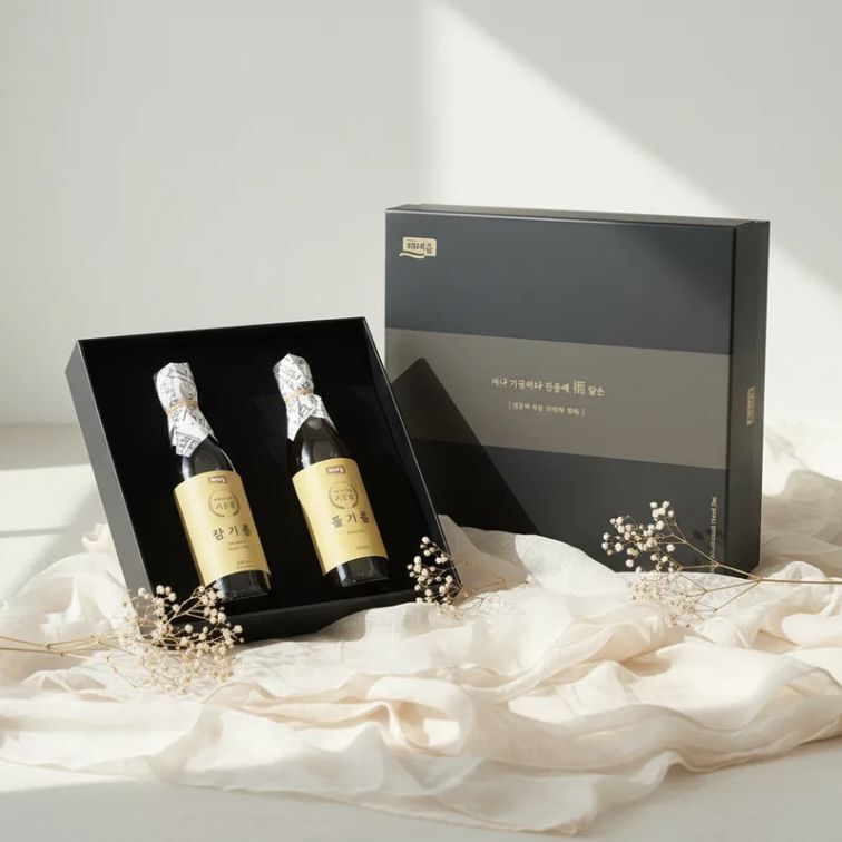 Cold-Pressed Sesame Oil and Perilla Oil  Image