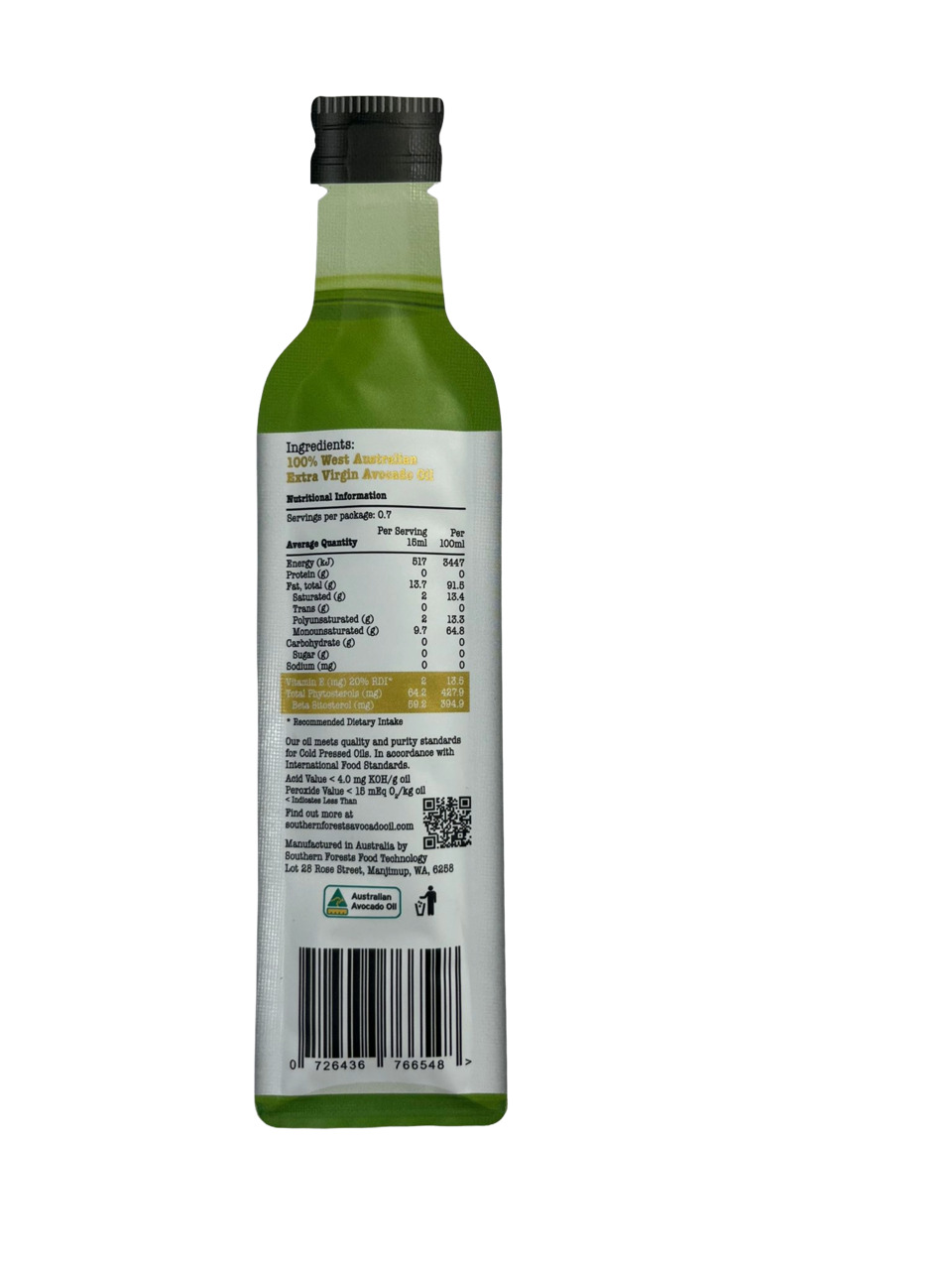 Extra Virgin Avocado Oil - 10ml Sachet - Individual, 10 Pack, 25 Pack Image