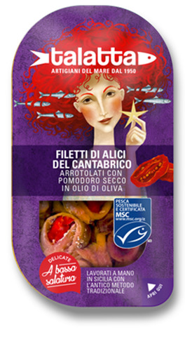 Talatta - MSC Cantabrian Anchovy Fillets in Olive Oil Image